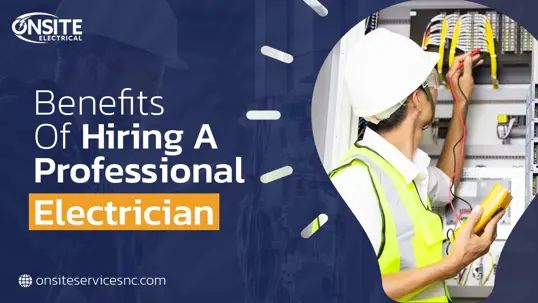 electrician working on system